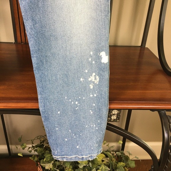 New LOST DAZE Washed Blue Denim Portal Jeans Size 31 $850 - Picture 9 of 14